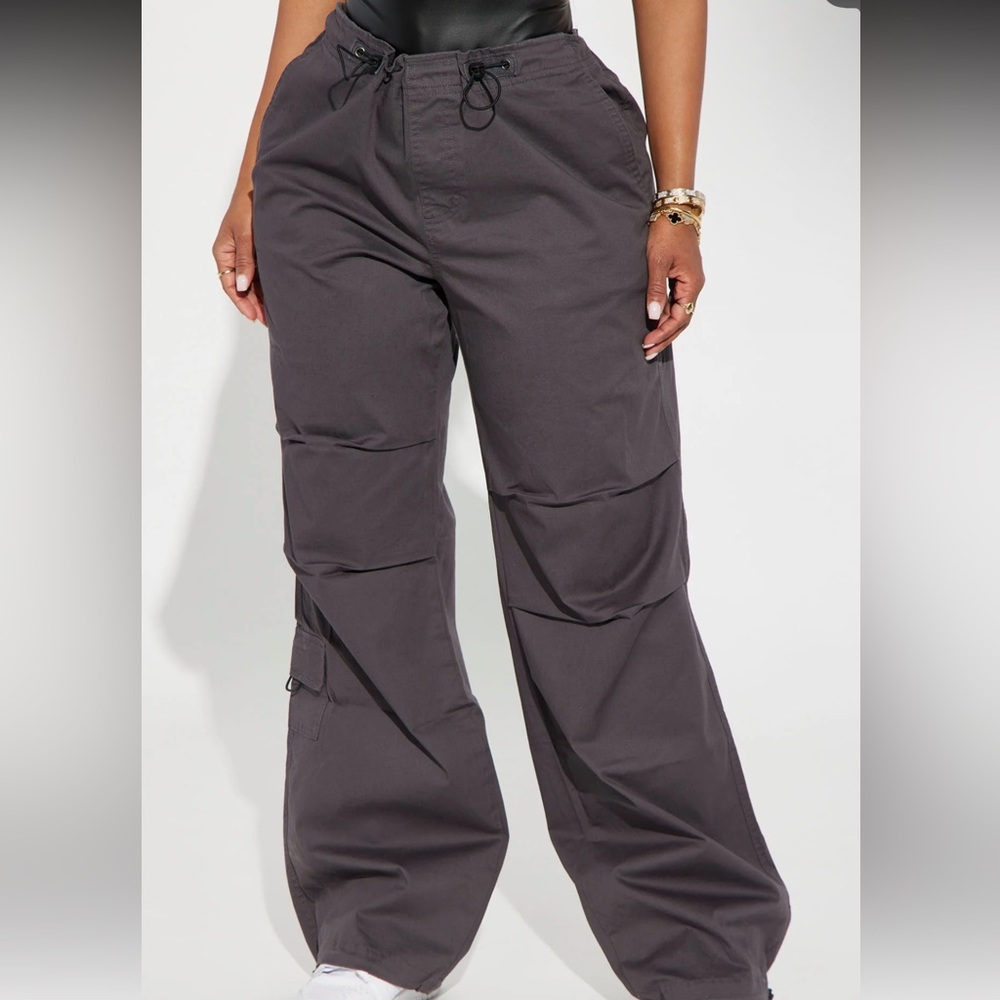 Fashion Nova Not Giving In Parachute Pant
